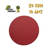 Atlas GT888 Yuvarlak Disk Cırt Zımpara 115 mm - P80 Kum - 10 Adet