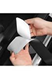 Seat Logolu Karbon Kapı Eşiği Koruyucu Bant Folyo 4'lü Set