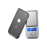 Apple Ipod Görünümlü Hassas Cep Terazisi Tartı 200 G Kapasite 0.01 Hassasiyet
