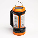 KA-779 3w+15w Uzun Menzilli Solar Güneş Panelli Ultra Güçlü Ledli Şarjlı Fener