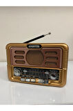 Usb Bt Radyo Nostajık Solar Paneli Müzik Çalar Rt-671