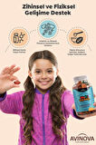 Multivitamin Çocuklar İçin Çiğnenebilir Form C, D3, B Vitaminleri, Çinko Ve Meyve Aromaları