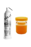 #Lehim Kaliteli Elektronik Tamir Seti Pinax Tüp Lehim Teli 25 Gr 12mm + Lehim Pastası 40 Gr Şık Set