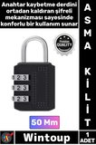 #Kilit Çelik Gövde Güvenli Metal Su Geçirmez Uzun Ömürlü Dayanıklı Kaliteli Şifreli Asma Kilit 50 Mm