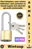 #Kilit Çelik Gövde Güvenlik Kilidi Dayanıklı Koruma Emniyetli Mekanizma Sarı Uzun Asma Kilit 50 Mm
