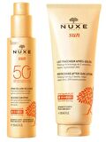 Nuxe Sun Güneş Koruyucu Yüz ve Vücut Sütü Spf 50 150 ml - Nuxe Sun Güneş Sonrası Bakım Kremi 200ml