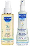 Mustela Bebek Bakım Masaj Yağı 100ml - Organik Papatya Suyu ile Canlandırıcı ve Şekillendirici Sprey 200 ml