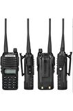 2 Adet Baofeng UV 82 Telsiz Alıcı-Verici 10 KM UV82 Telsiz Vhf Uhf Tarayıcı Telsiz UV-82 Tel