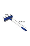 2 Adet Teleskopik Camsil Çekçek Mikrofiber Cam Silme Aparatı