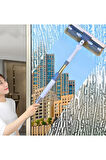 Uzatılabilir Uzun Saplı Pencere Temizleyici Temizleme Fırçası Cam Temizleyici Banyo Fırça Zemin