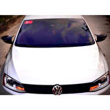 Volkswagen Jetta 2012-2018Araca Özel Batman Yarasa Ayna Kapağı Pianoblack