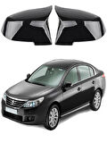 Renault Latitude Araca Özel Batman Yarasa Ayna Kapağı Pianoblack