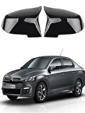 Citroen C-elyese Araca Özel Batman Yarasa Ayna Kapağı Pianoblack