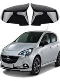 Opel Corsa E 2014- Araca Özel Batman Yarasa Ayna Kapağı Pianoblack
