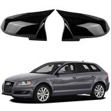Audi A3 04-08 Araca Özel Batman Yarasa Ayna Kapağı Pianoblack