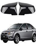 Ford Focus 2 05-08  Araca Özel Batman Yarasa Ayna Kapağı Pianoblack