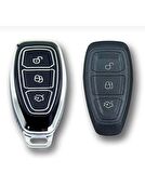 Ford Mondeo Focus Smart Siyah-gümüş Oto Anahtar Kumanda Koruma Kılıf