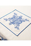 Azure Blue, Premium Seri Sunum Peçetesi, Duck Keten Kumaş 40x40cm