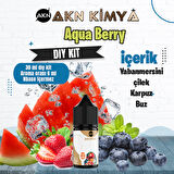 Aquaberry Dıy Kit Yabanmersini Çilek Karpuz Buz Gıda Aroması %20 Oranda Aroma İçerir (Hazır Değildir )