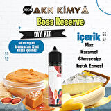 Boss Reserve Cutwood Dıy Kit Muz Karamel Kek Gıda Aroması %20 Oranda Aroma İçerir (Hazır Değildir )