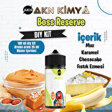 Boss Reserve Cutwood Dıy Kit Muz Karamel Kek Gıda Aroması %20 Oranda Aroma İçerir (Hazır Değildir )