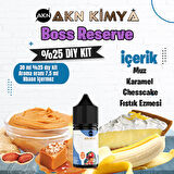 Boss Reserve Cutwood Yoğun Dıy Kit Muz Karamel Kek Gıda Aroması %25 Oranda Aroma İçerir (Hazır Değildir )