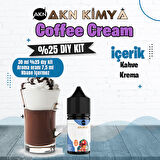 Coffee Cream Yoğun Dıy Kit Kahve Krema Gıda Aroması %25 Oranda Aroma İçerir (Hazır Değildir )