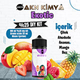 Exotic Yoğun Dıy Kit Çilek Ahududu Ananas Gıda Aroması %25 Oranda Aroma İçerir (Hazır Değildir )