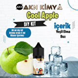 Cool Apple Dıy Kit Yeşil Elma Buz Gıda Aroması %20 Oranda Aroma İçerir (Hazır Değildir )
