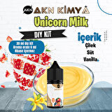 Unicorn Milk Cutwood Dıy Kit Çilek Süt Vanilya Gıda Aroması %20 Oranda Aroma İçerir (Hazır Değildir )