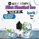 Mint Menthol Ice Yoğun Dıy Kit Nane Buz Gıda Aroması %25 Oranda Aroma İçerir (Hazır Değildir )