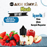 Moab Dıy Kit Elma Çilek Gıda Aroması %20 Oranda Aroma İçerir (Hazır Değildir )