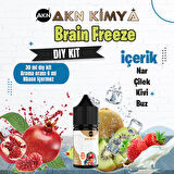 Brain Freeze Naked Dıy Kit Nar Çilek Kivi Buz Gıda Aroması %20 Oranda Aroma İçerir (Hazır Değildir )