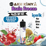 Brain Freeze Naked Yoğun Dıy Kit Nar Çilek Kivi Buz Gıda Aroması %25 Oranda Aroma İçerir (Hazır Değildir )