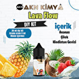 Lava Flow Naked Dıy Kit Çilek Ananas Hindistan Cevizi Gıda Aroması %20 Oranda Aroma İçerir (Hazır Değildir )