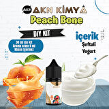 Peach Bone Dıy Kit Şeftali Yogurt Gıda Aroması %20 Oranda Aroma İçerir (Hazır Değildir )