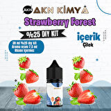 Strawberry Forest Yoğun Dıy Kit Çilek Gıda Aroması %25 Oranda Aroma İçerir (Hazır Değildir )