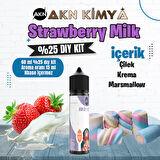 Strawberry Milk Yoğun Dıy Kit Çilek Süt  Gıda Aroması %25 Oranda Aroma İçerir (Hazır Değildir )