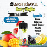 Berry Mojito Dıy Kit Limon Böğürtlen Frenk Üzümü Buz Gıda Aroması %20 Oranda Aroma İçerir (Hazır Değildir )