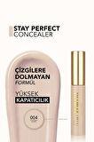 Flormar Doğal Bitişli Kapatıcı (SOĞUK ALT TON) - Stay Perfect Concealer - 004 Ivory - 8682536085502