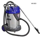 Cleanvac WD803 Sanayii Tipi Üç Motorlu Sessiz Islak Kuru Süpürge
