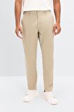 DeFacto Chino Kanvas Pantolon Tapered Fit Normal Kesim Cepli C9443AX24AUBG748