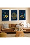 Zevahir 5 Parça Mdf Kahve Tablosu
