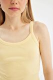 DeFacto Coool Fitted Fitilli Kaşkorse Basic Düz Atlet B0563AX24SMYL155