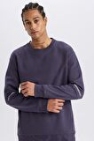 DeFactoFit Standart Fit Bisiklet Yaka Kalın Sporcu Sweatshirt Y4531AZ24AUPR467