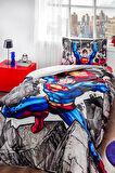 Özdilek Superman Çizgi Kahraman Pamuk Çocuk Nevresim Takımı