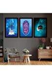 Ledli 90x60 Hz Muhammed Lafzı Kanvas Tablo