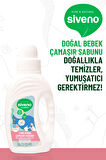 Siveno %100 Doğal Bebek Çamaşır Sabunu Kendinden Yumuşatıcılı Bitkisel Deterjan Konsantre Vegan 1500 ml