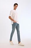DeFacto Slim Tapered Fit Dar Kalıp Normal Bel Daralan Paça Jean Pantolon E7108AX25SPNM28