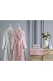 ÖZDİLEK BLOSSOM HAPPY SET PEMBE GRİ